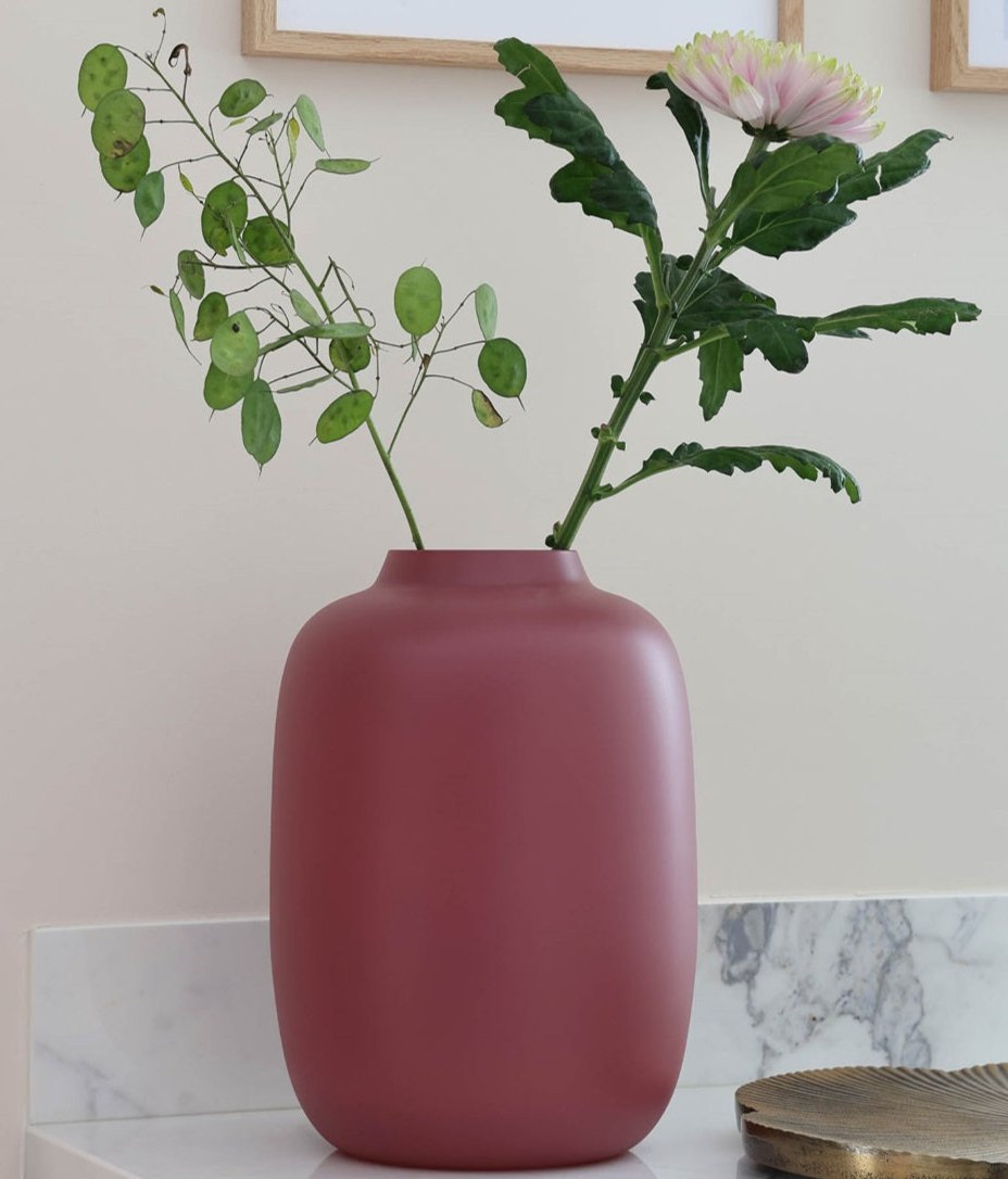 Silkartflowers.com - VTW - Artic Vaas - Matte Mauve