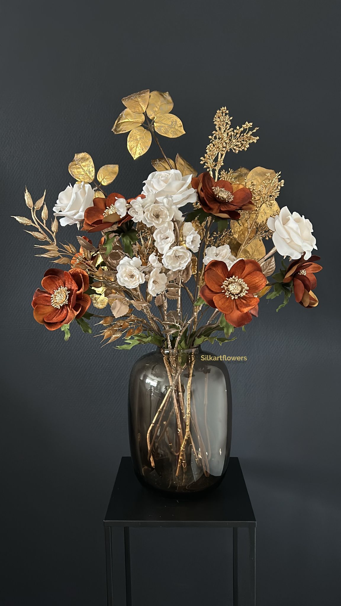Zijdeboeket - Golden Star - Silkartflowers.com