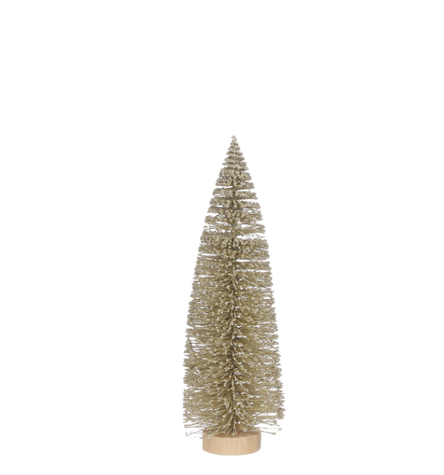 Kerstboom - Goud glitter - Silkartflowers.com