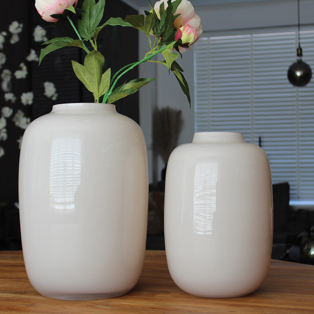 Silkartflowers.com - Artic Vaas - Pastel Ivory