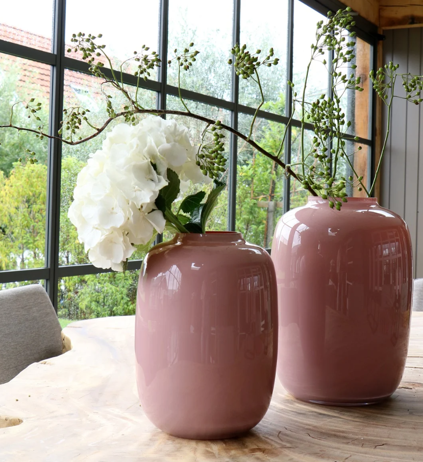 Vaas - Artic Vaas - Pastel Pink - Silkartflowers.com