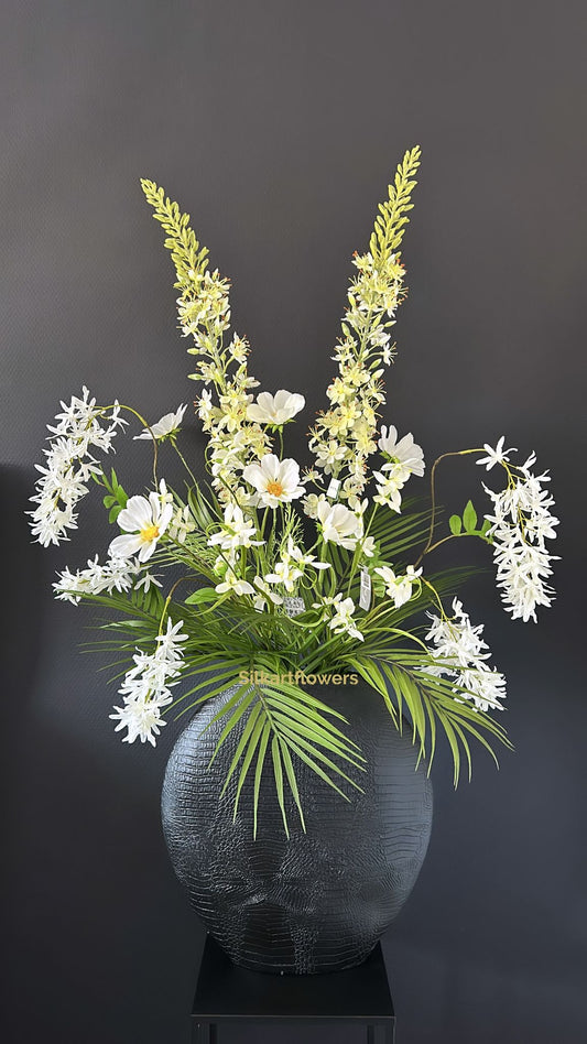 Zijdeboeket -  White Love - Silkartflowers.com