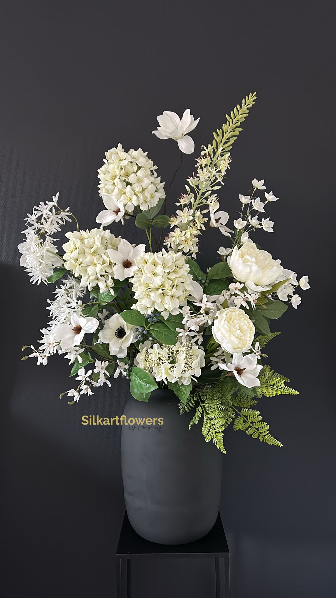 Zijdeboeket - White Garden