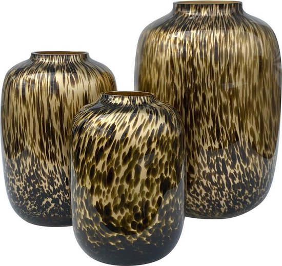 VTW - Artic Cheetah Vaas - Gold