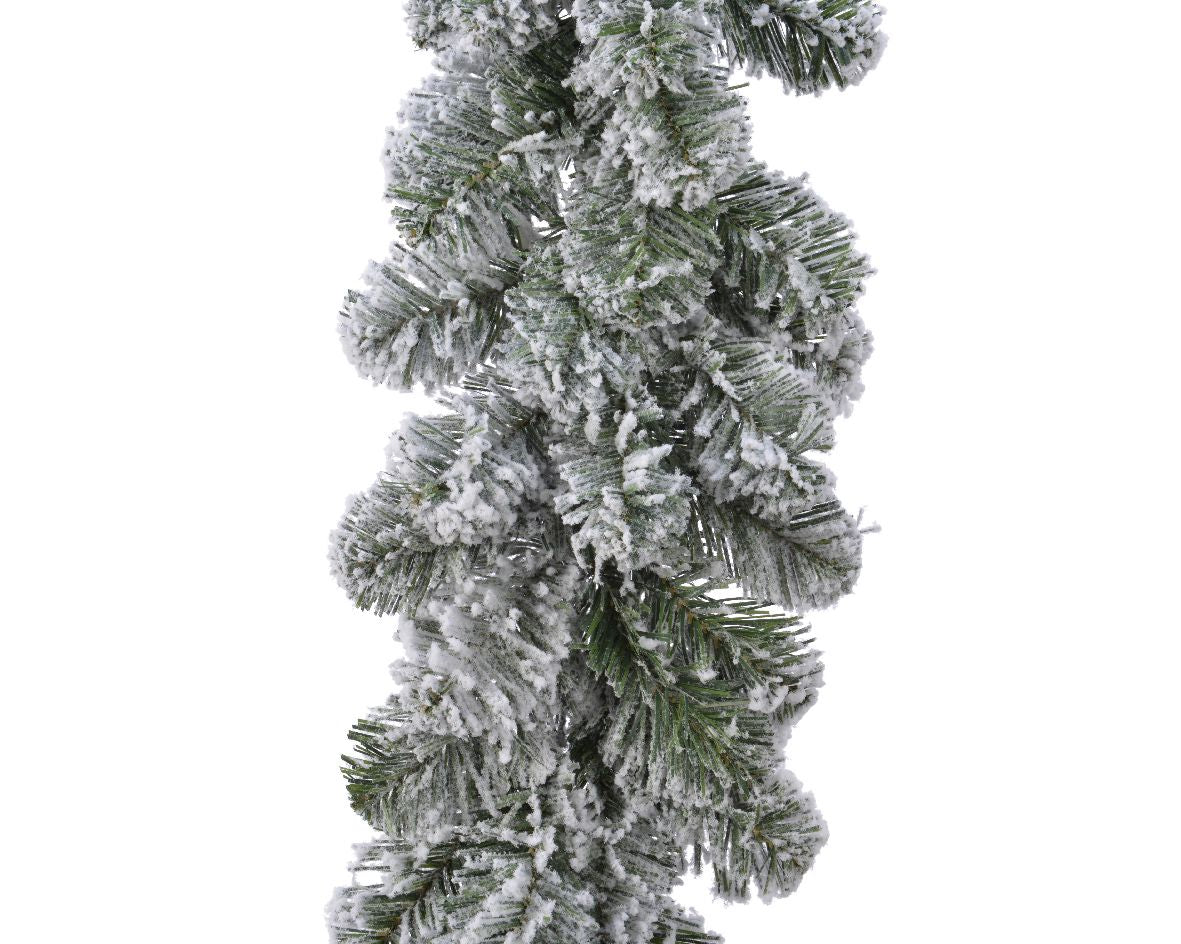 Imperial -Guirlande met sneeuw - Lengte 270 cm - Silkartflowers.com