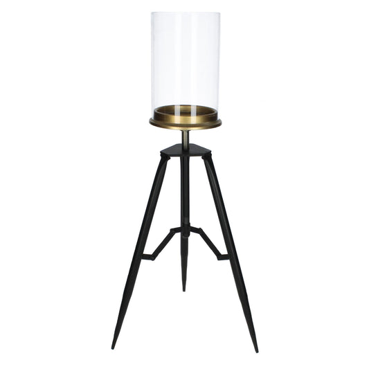 SAF - Candle Holder - Metaal - M - Zwart