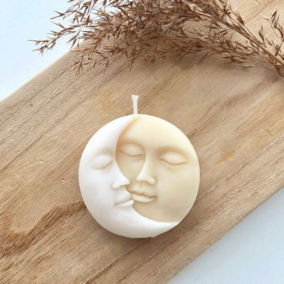 Kaars - Maan - Silkartflowers.com
