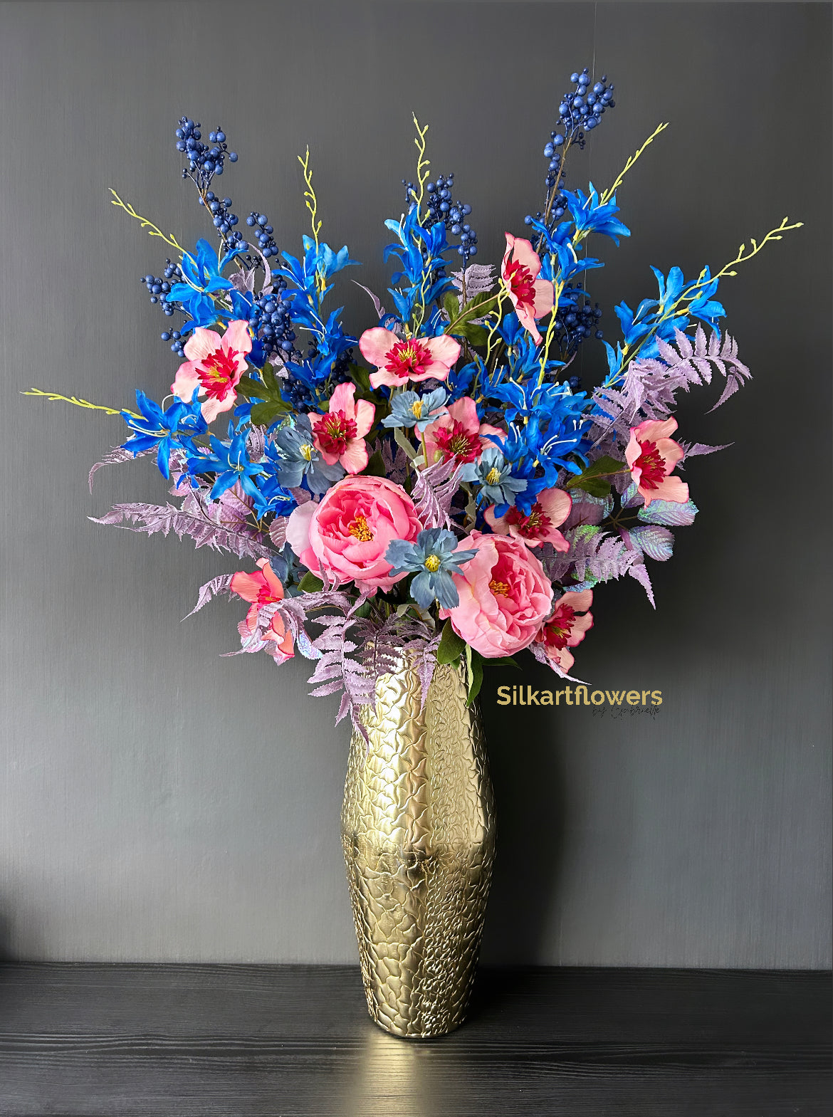 Zijdeboeket - Lovely Mermaid  - Silkartflowers.com 