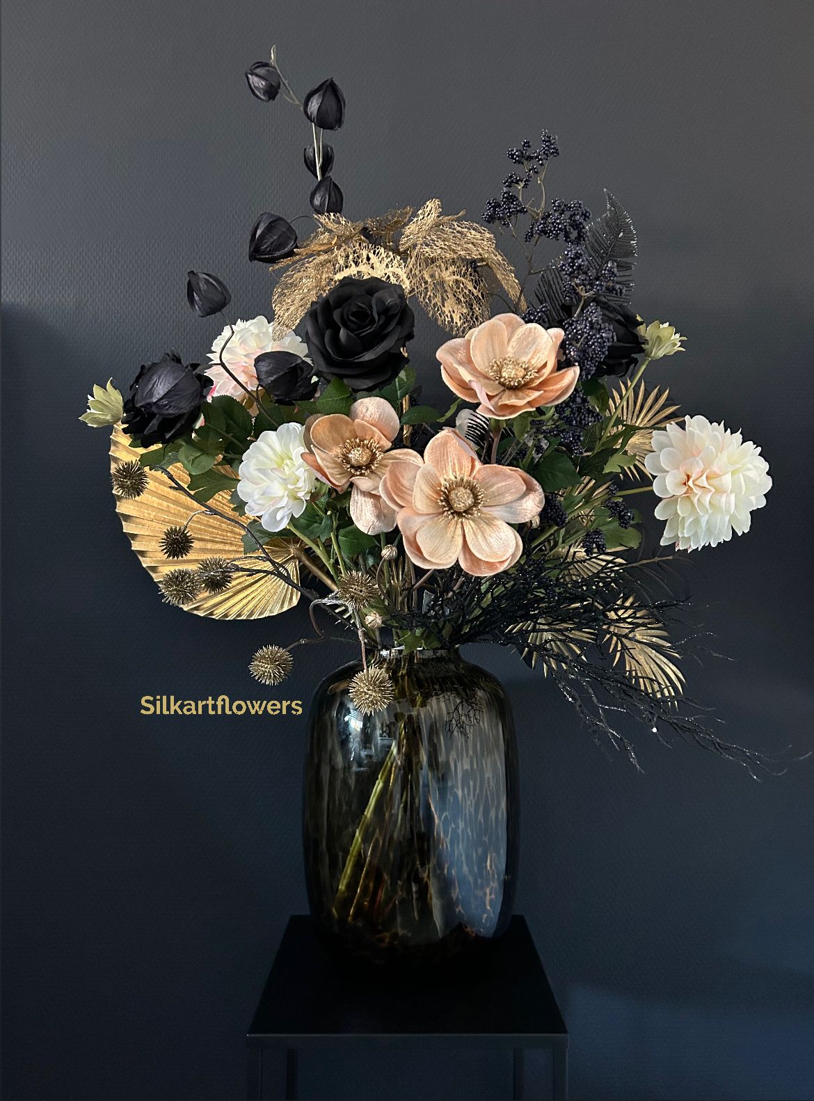 Zijdeboeket - Black Beauty - Silkartflowers.com