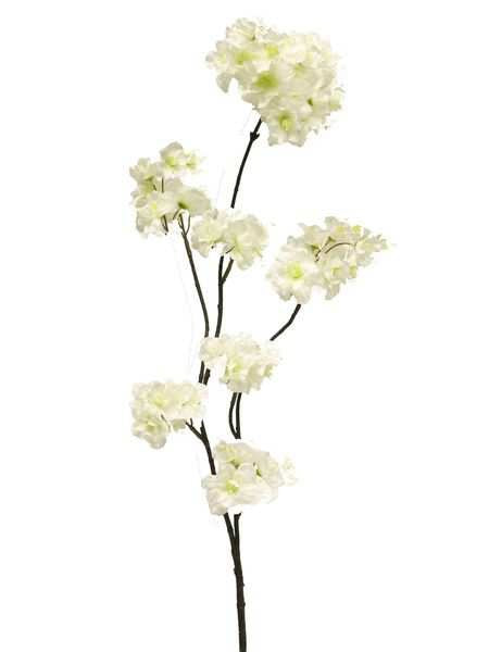 Zijdebloem - Bloesem - 84 cm - wit - Silkartflowers.com