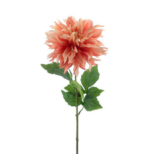 Zijdebloem - Dahlia - 63 cm - Perzik - Silkartflowers.com