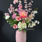 Zijdeboeket - Lovely Pink - Silkartflowers.com