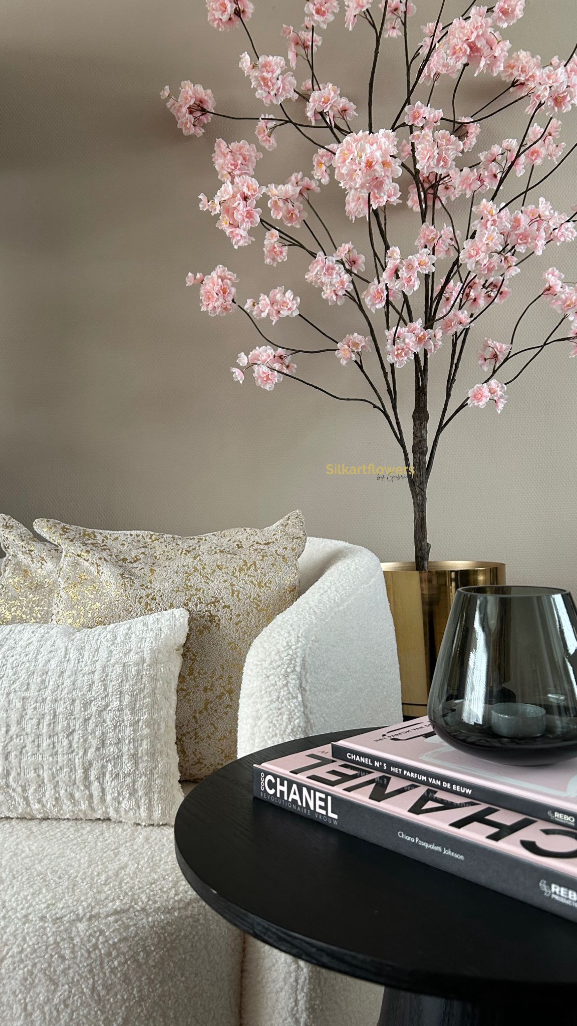 Zijdeplant - Bloesemboom roze - Silkartflowers.com
