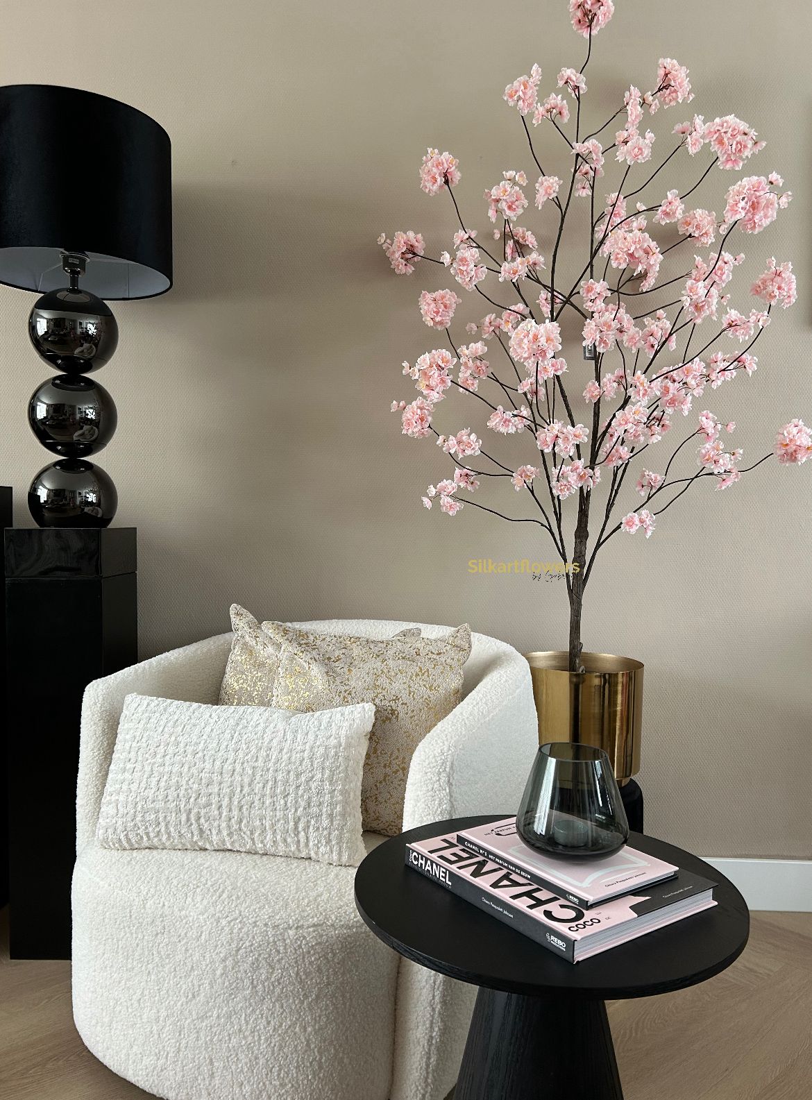 Zijdeplant - Bloesemboom roze - Silkartflowers.com
